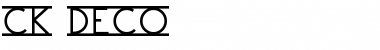 Download CK Deco Font