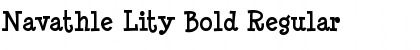 Download Navathle Lity Bold Regular Font