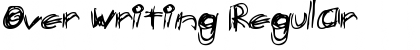 Download Over Writing Font
