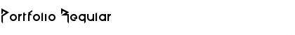 Download Portfolio Font
