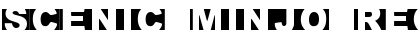 Download Scenic Minjo Regular Font