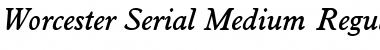 Download Worcester-Serial-Medium Font