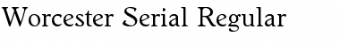 Download Worcester-Serial Font