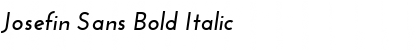Download Josefin Sans Bold Italic Font