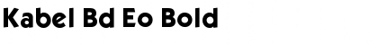 Download Kabel Bd Eo Bold Font