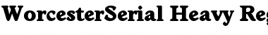 Download WorcesterSerial-Heavy Font