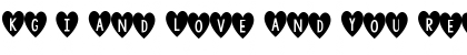 Download KG I And Love And You Regular Font