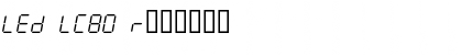 Download LED LC80 Font
