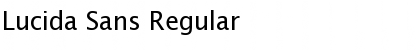 Download Lucida Sans Font