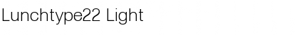Download Lunchtype22 Light Font Title Preview