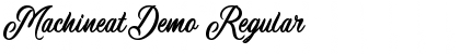 Download MachineatDemo Font