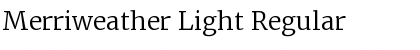 Download Merriweather Light Regular Font