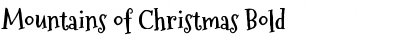 Download Mountains of Christmas Bold Font