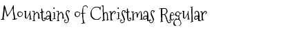 Download Mountains of Christmas Regular Font