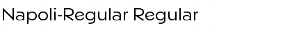 Download Napoli-Regular Regular Font