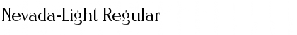 Download Nevada-Light Font