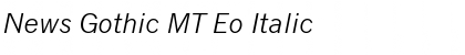 Download News Gothic MT Eo Font