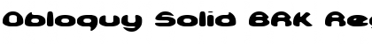 Download Obloquy Solid BRK Font