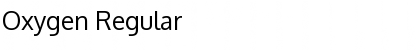 Download Oxygen Font