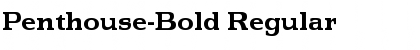 Download Penthouse-Bold Regular Font
