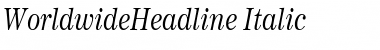 Download WorldwideHeadline Font