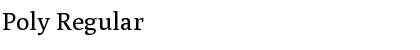 Download Poly Font