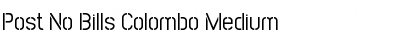 Download Post No Bills Colombo Font