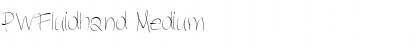 Download PWFluidhand Font Download PWFluidhand Font