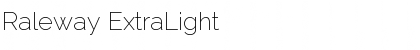 Download Raleway ExtraLight Font