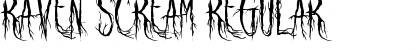 Download Raven Scream Font