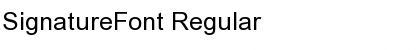 Download SignatureFont Regular Font