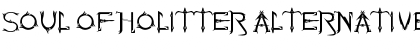 Download Soul Of Holitter Alternative Regular Font