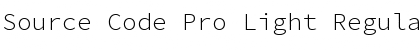 Download Source Code Pro Light Regular Font