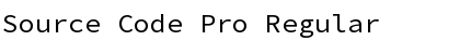 Download Source Code Pro Regular Font