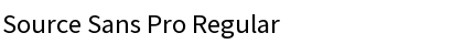 Download Source Sans Pro Regular Font