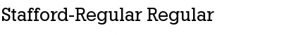 Download Stafford-Regular Regular Font