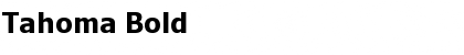 Download Tahoma Font