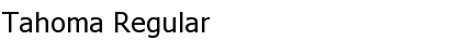 Download Tahoma Font