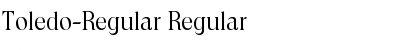 Download Toledo-Regular Regular Font