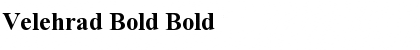 Download Velehrad Bold Bold Font