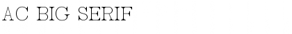 Download AC Big Serif Font Download AC Big Serif Font