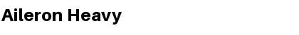 Download Aileron Heavy Font
