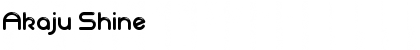 Download Akaju Shine Font Download Akaju Shine Font