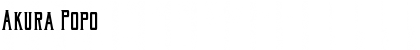 Download Akura Popo Font