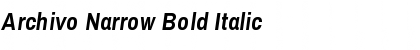 Download Archivo Narrow Font