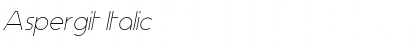 Download Aspergit Font