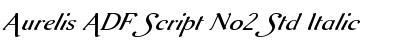 Download Aurelis ADF Script No2 Std Font Download Aurelis ADF Script No2 Std Font