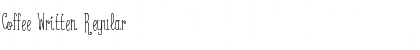 Download Coffee Written Font