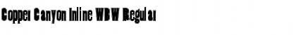 Download Copper Canyon Inline WBW Font
