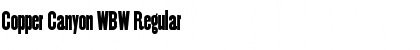 Download Copper Canyon WBW Font